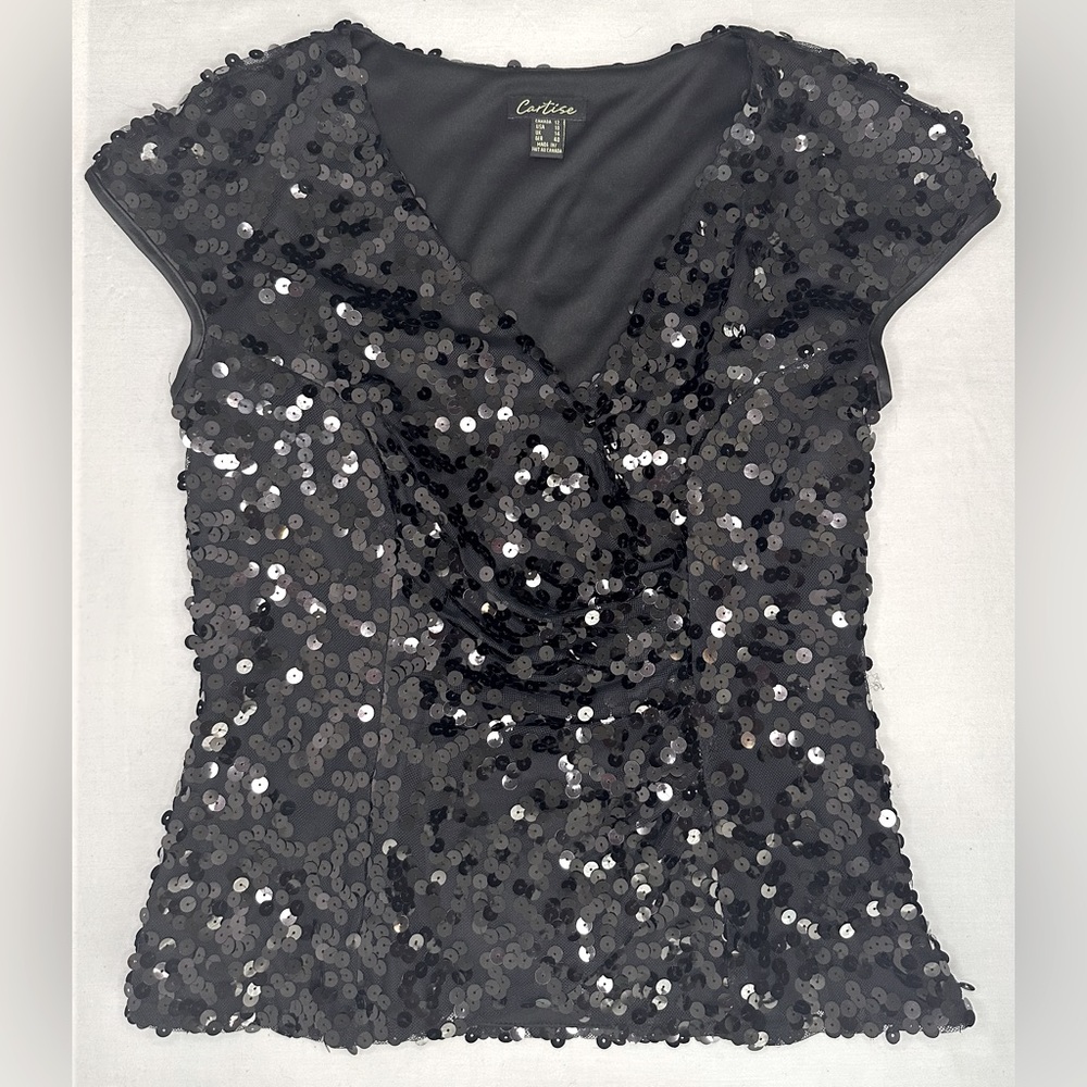 Anthropologie’s Cartise Sequined Blouse, Size 10